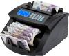 money counter machine counts the total value as well as the total quantity for single denomination banknotes