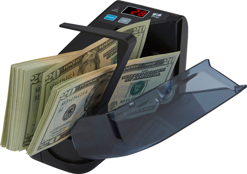 ZZap NC10 Bill Counter-money counting machine-Counts the total quantity for SORTED bills