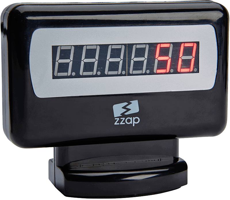 NC40 external display - Repeats the counting result shown on the NC40 banknote counter display