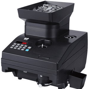 ZZap CC10 Coin Counter-Money Counting Machine-Counts sorted coins at high speed - 2,300 coins per minute