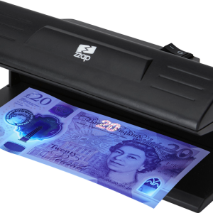 ZZap D20 Counterfeit Detector-UV light verifies the UV marks on all currencies