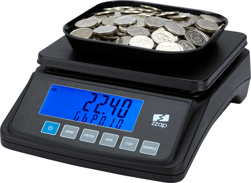 ZZap MS10 Coin Scale - money scale -