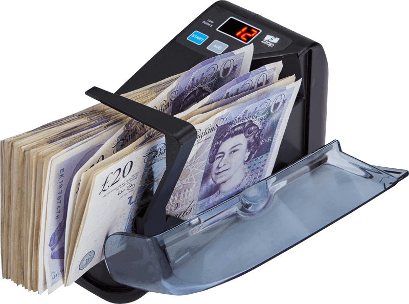 Portable Money Counter NC10 Battery Powered Counter ZZap
