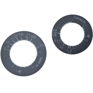 ZZap EURO Denomination Indicators - Quickly select EURO denominations on your CC10 Coin Counter