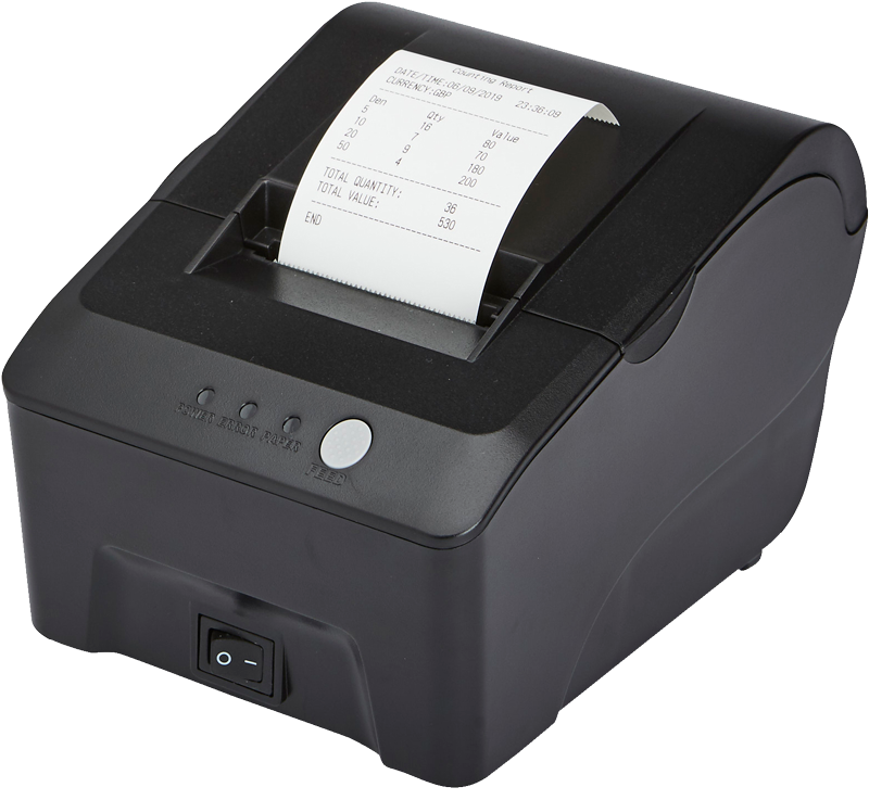 ZZap-P20-Thermal-Printer-Can instantly print your full count report