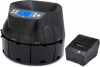 Coin Counter-Machine-Currency-Counterfeit-Detector-CS40 can Print the count report using the ZZap P20 printer