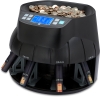 Coin Counter-Machine-Currency-Counterfeit-Detector-CS40 Includes coin cups & coin tubes for inserting coin rolls/wrappers