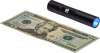 ZZap D5 Counterfeit detector-fake money detector-UV light verifies the UV marks on bills