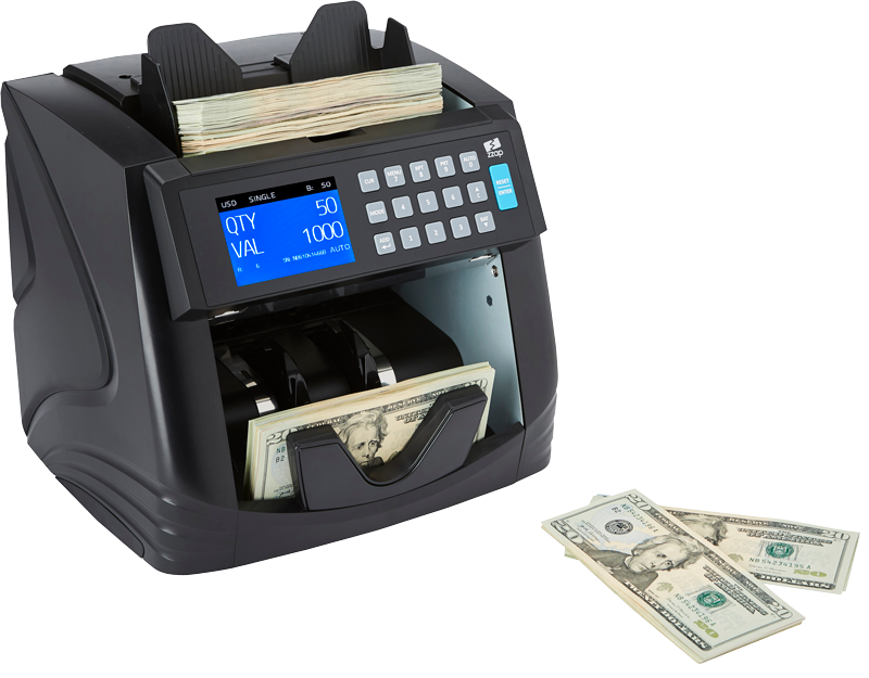 ZZap NC60 Value Counter-Bill Counter-money counting machine-counterfeit detector-Batch Counting & Add Functions