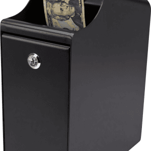 ZZap S20 POS Cash Safe-Insert one or more bills/coins for secure storage