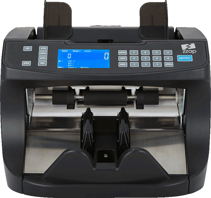 ZZap NC20+ Banknotenzähler - Geldzählmaschine Mit Falschgeld-Erkennung
