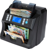 ZZap NC45 Wertzähler-Banknotenzähler-Geldzähler-Falschgeldprüfer hat Wertzählung für gemischte Banknoten (Euro, Britisches Pfund, CZK & PLN)