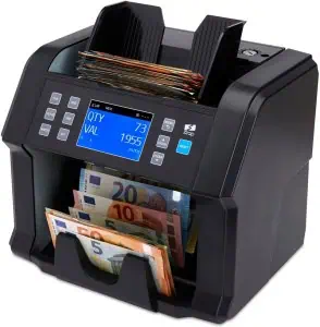 ZZap NC50 Contador de Valores-Contadora de Billetes-Contadora de dinero-Detección de Falsificaciones-