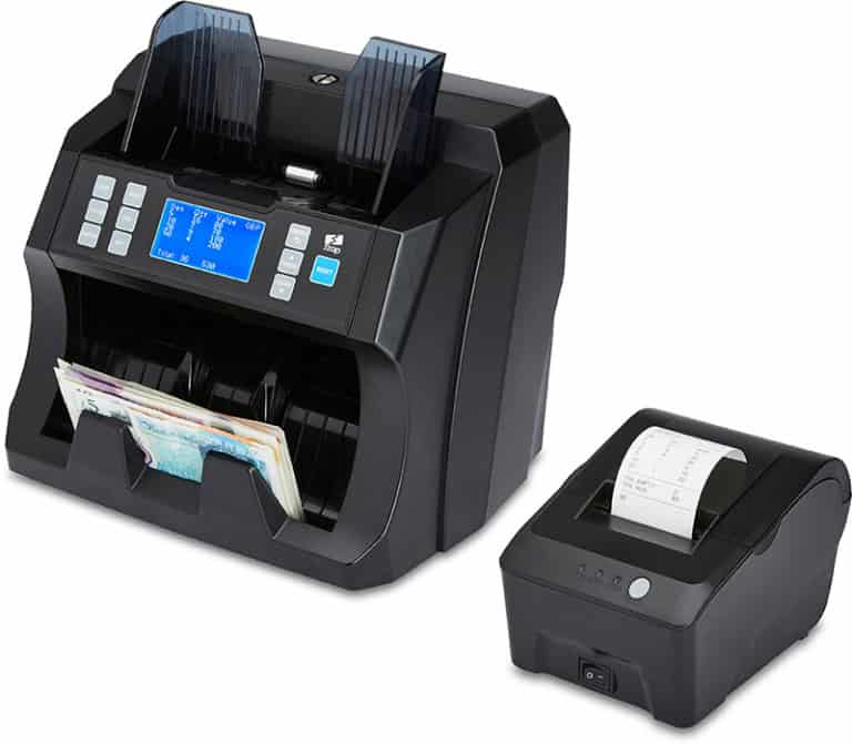 Money Counter The ZZap NC20 Banknote Counter & Counterfeit Detector - Counts 1000 Banknotes Per Minute, Batch Counting, 4-fold Counterfeit Detection And More Money Counting Machine - Foto 5