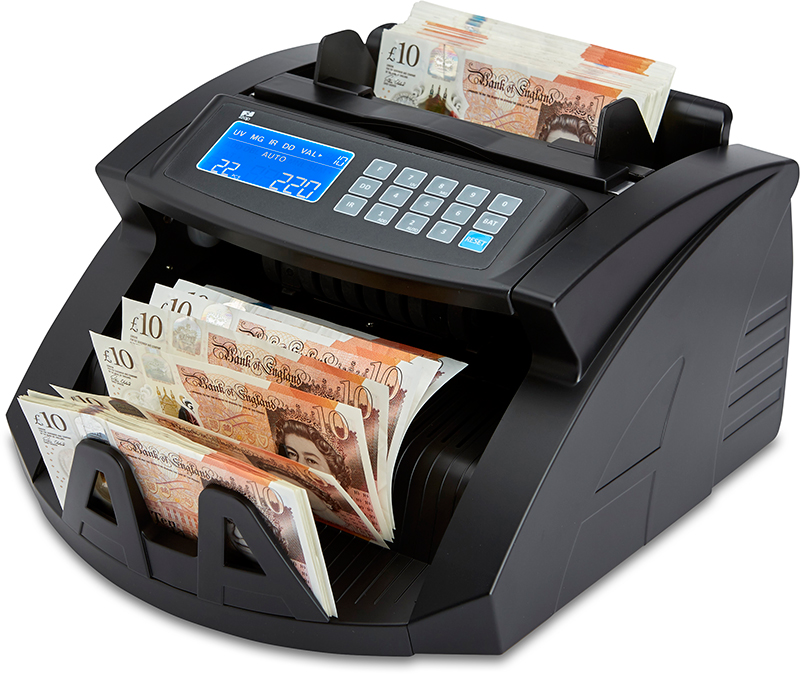 Professional Money Bill Note Counter Fast Currency Cash Counting Machine Bank UK 