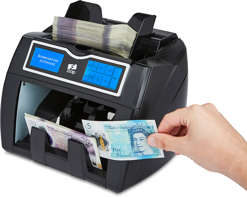NC50 Note Counting Machine | Mixed Denomination Counting | ZZap