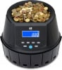 money counting machine counts EURO coins