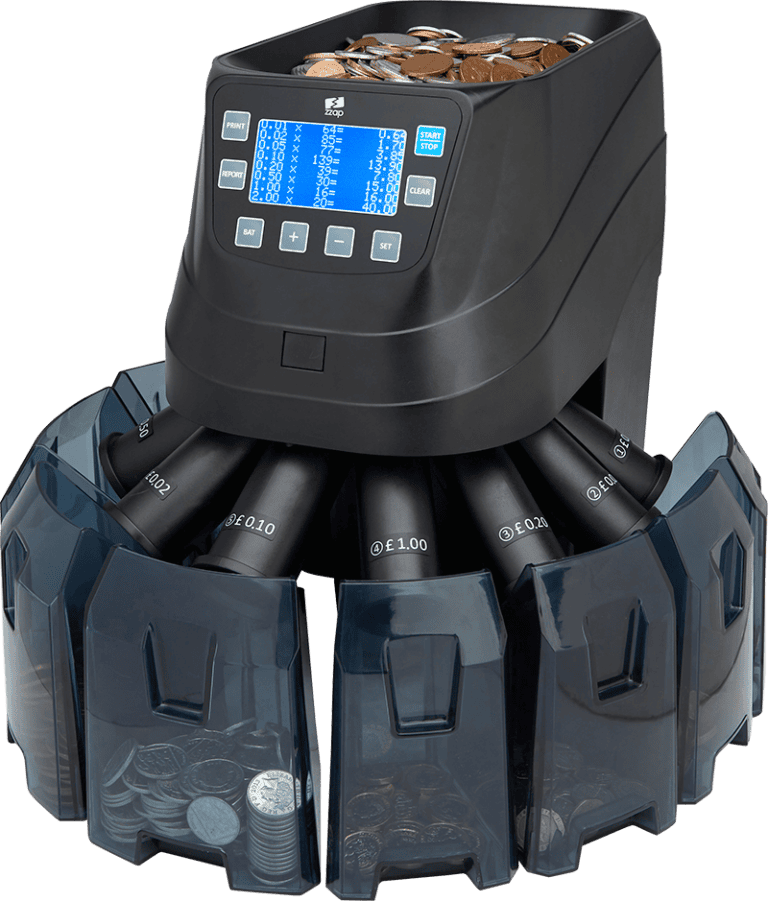 ZZap CS50 High Speed Coin Counting Machine ZZap