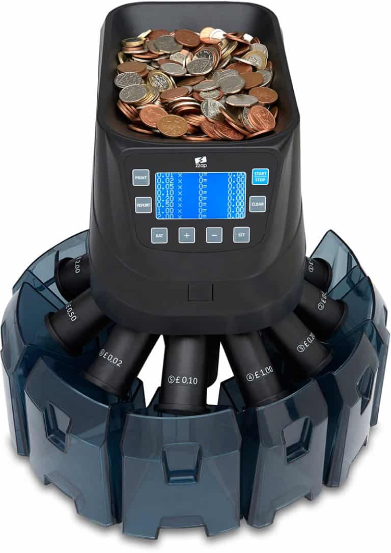 ZZap CS50 High Speed Coin Counting Machine ZZap