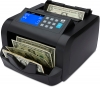 Cash counting machine counts single denomination notes for all currencies