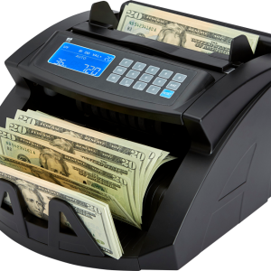 nc20+ cash counter counts value and quantity of sorted notes