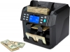 ZZap NC70 value counter bill counter has a Batch function that counts a preset number of bills