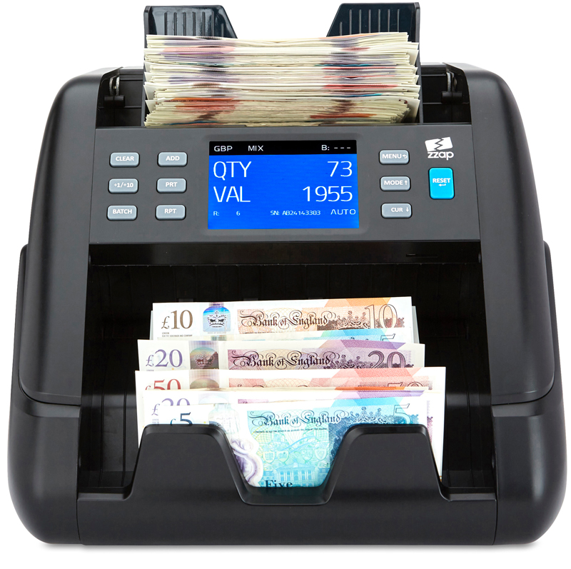 ZZap NC55 banknote counter has Fast, Reliable Note Counting With Verification
