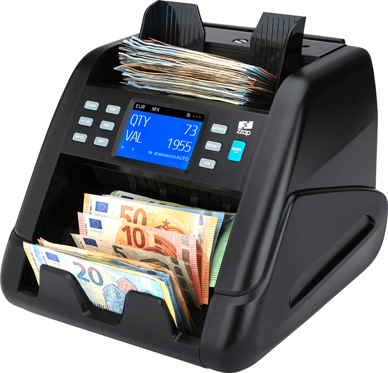 ZZap NC55 Wertzähler | Wertzählung für gemischte Banknoten