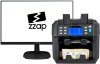 ZZap NC70 Wertzähler-Banknotenzähler-Geldzähler-Falschgeldprüfer kann Ergebnisse exportieren und kostenlose Updates herunterladen