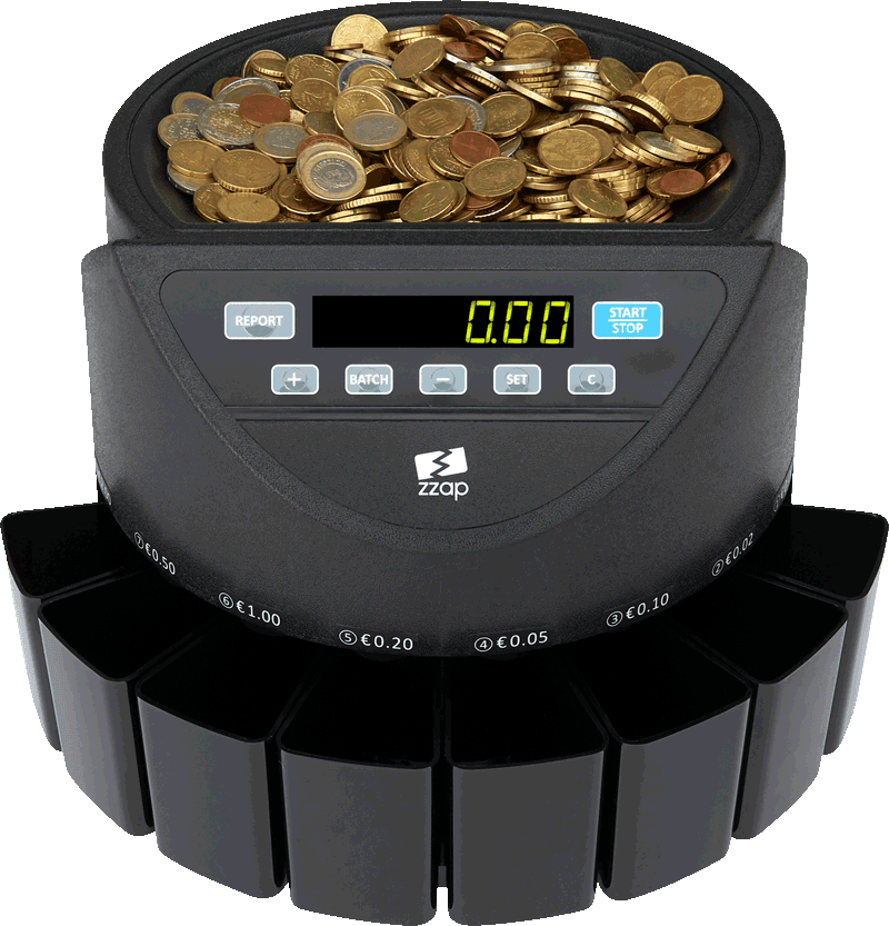 Coin Counting Scale Checker Money Cash Currency Weighing Counter Machine ZZap