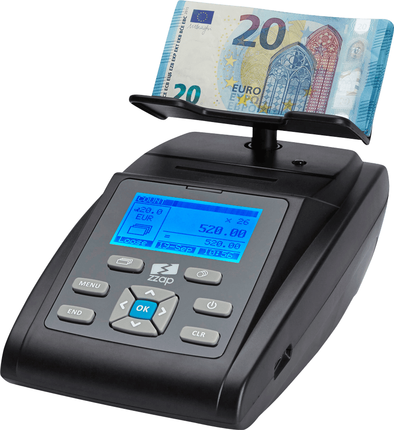 ZZap MS40 Geldwaage | Optionaler integrierter Drucker