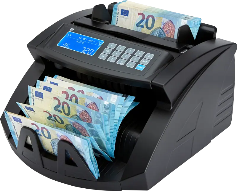 ZZap NC20+ Contabanconote-contatore di denaro-Rilevazione di banconote false- Conta il valore e la quantità totali per le banconote ordinate
