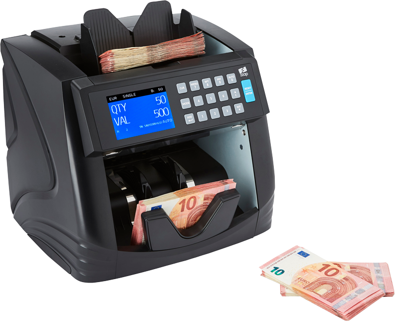 ZZap NC60 Compteur de valeur - compteur d'argent - détecteur de faux billets - Fonctions de comptage et d'ajout par lots