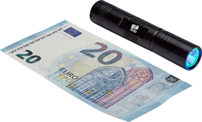 ZZap D5+ Falschgeld-Prüfgerät-UV-Licht prüft die UV-Markierungen auf Banknoten