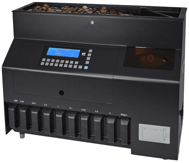 ZZap CS80 Contamonete-selezionatore di monete-Rifiuta automaticamente le monete estere, contraffatte e danneggiate