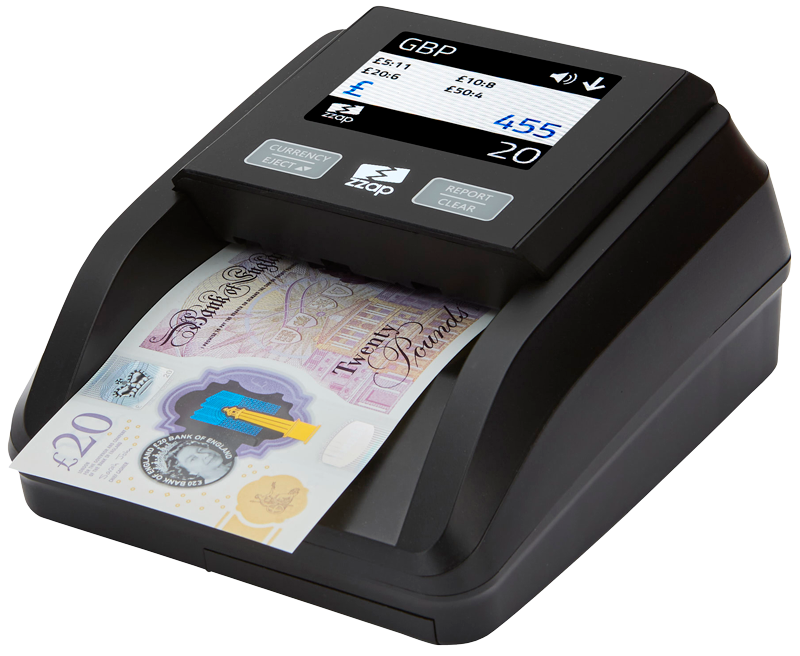 ZZap D40 Counterfeit Detector - Fake Note Detector - Money Counter - Money Checker -