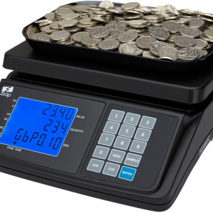 ZZap MS20 Money Counting Scales-Coin Counting Scale-Coin Counter-Counts the total value for sorted coins