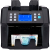 ZZap-NC50-Value-Counter-Banknote-Counter-Money-Counter-Machine-Counterfet-Detetctor-Displays a detailed breakdown of counting reports.