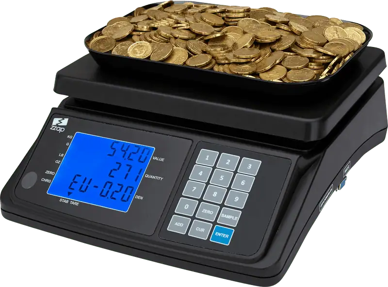 ZZap MS20 Balanza Contadora de Monedas-Contadora de Monedas